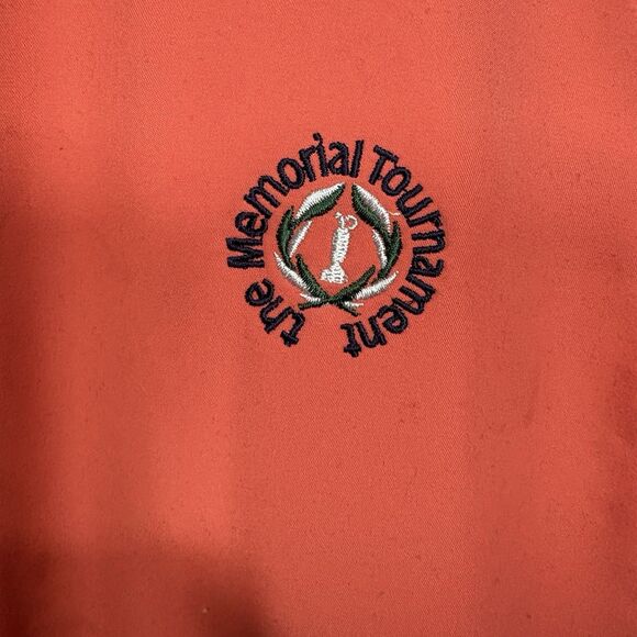 Adidas Golf Vest Mens L Red 2005 Memorial Tournament Windbreaker Athletic Layer - Picture 2 of 10